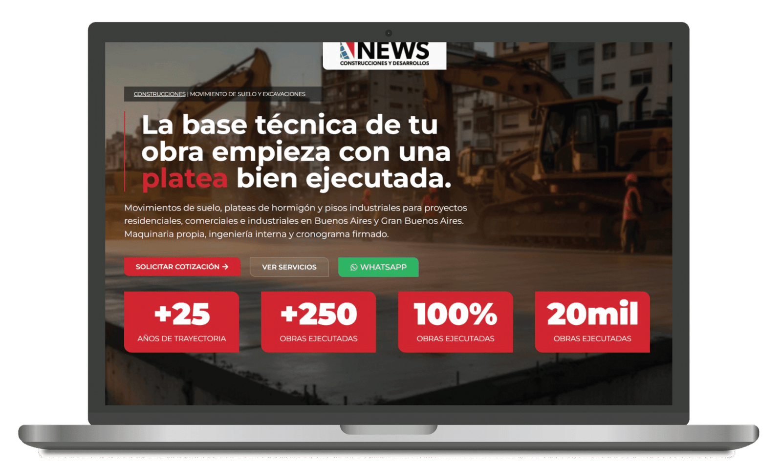 Newsconstructora desktop